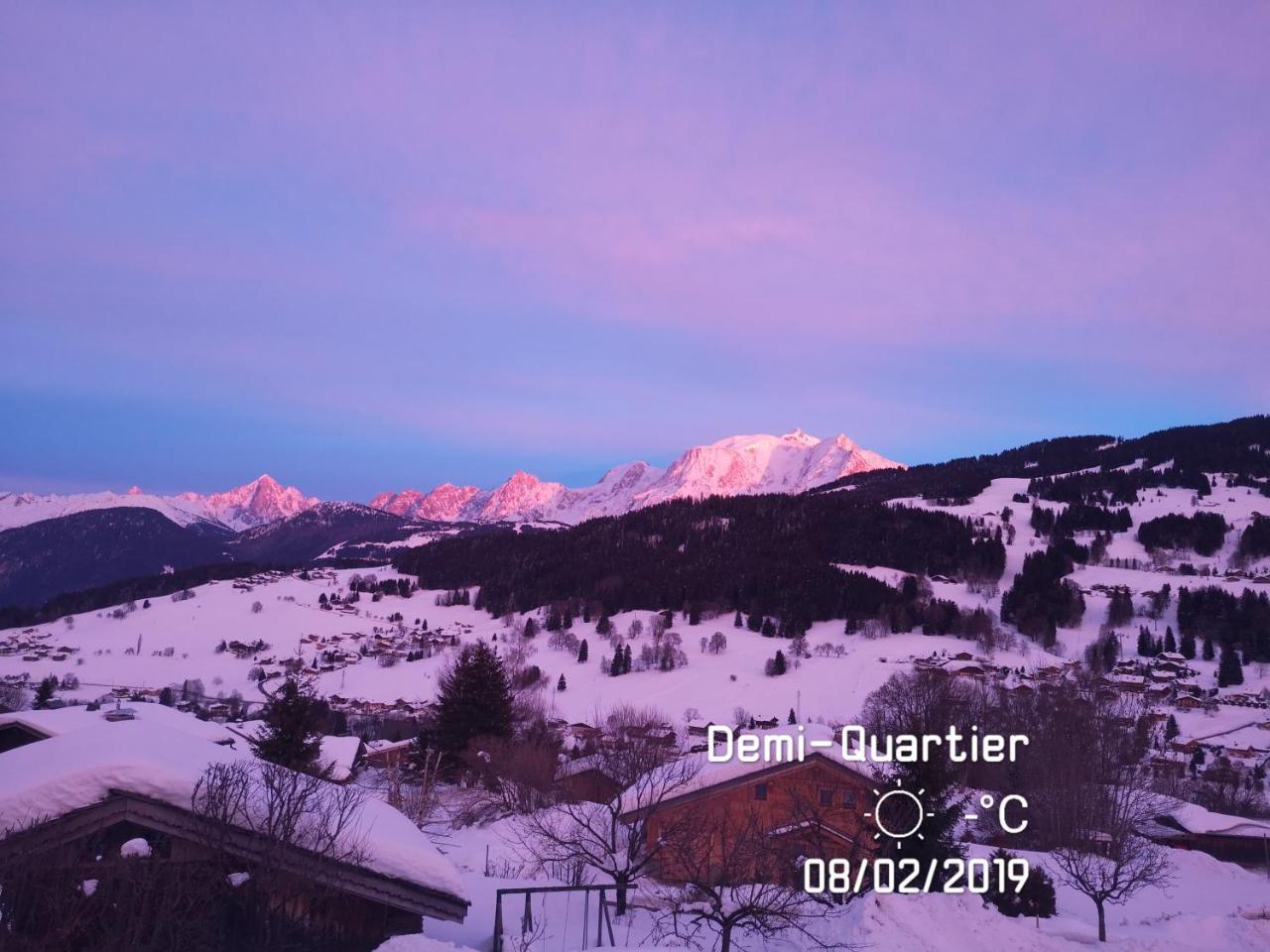 Chalet Eternel Mont-Blanc Megève Esterno foto